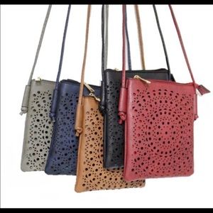 Vegan Crossbody Bag in Black